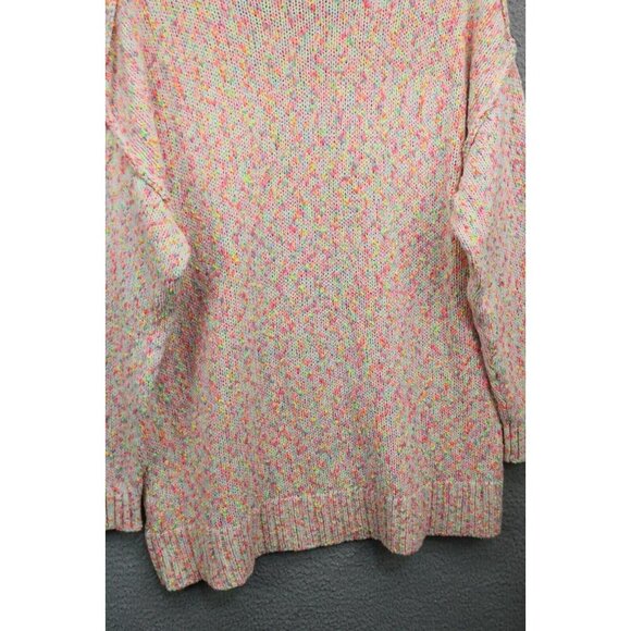 Torrid Flamingo Marled Knit Rainbow Sweater-Size 0-Soft - Picture 9 of 10
